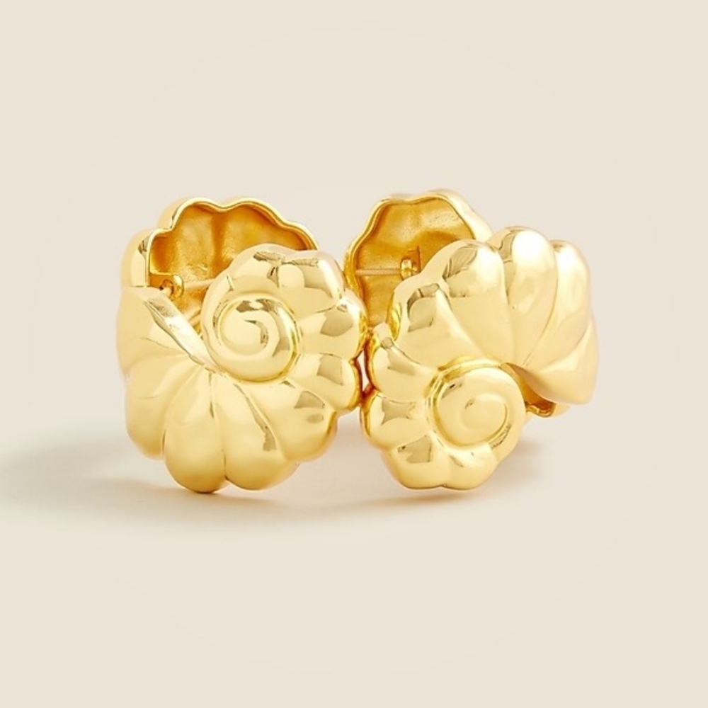 💛▪️ House of Harlow▪️ 1960 Shell Cuff Stretch Gold-tone Bracelet ✨️
